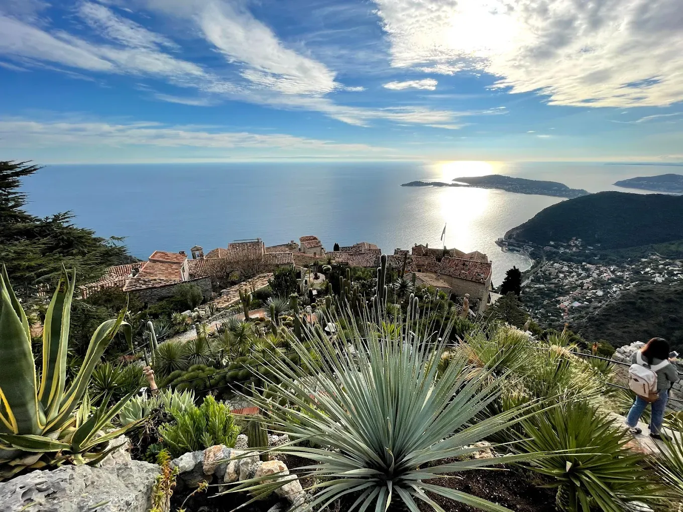 Côte d'Azur — Èze, view over Cap Ferrat